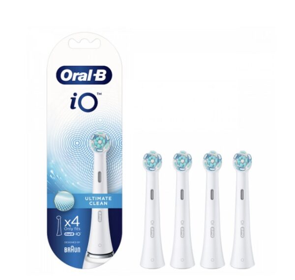 Oral-B iO Ultimate Clean Κεφαλές Βουρτσίσματος, 4τεμ