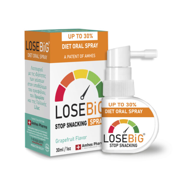 Amhes Pharma Diet Oral Spray Losebig Stop Snacking Spray Γκρέιπφρουτ, 30ml