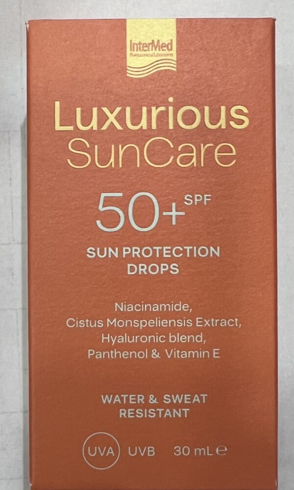 Intermed Luxurious SunCare Sun Protection Drops SPF50, 30ml