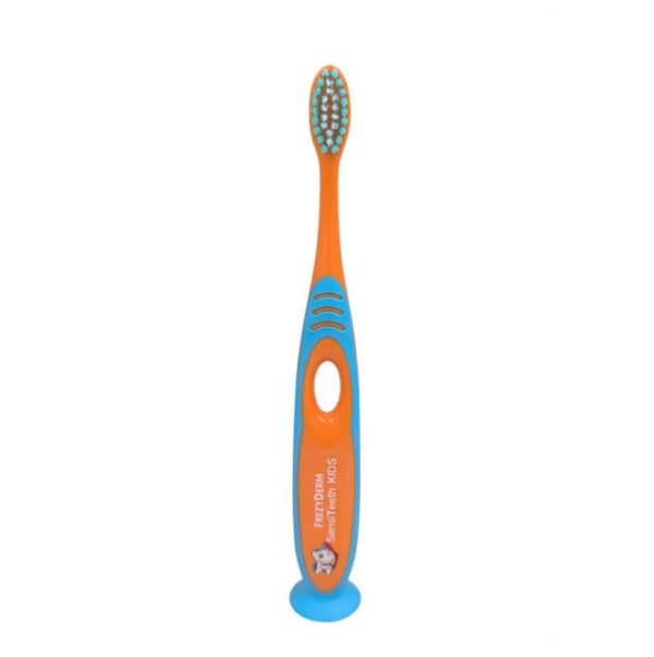 Frezyderm Sensiteeth Kids Toothbrush Soft Orange Μαλακή Οδοντόβουρτσα για 7+ Eτών,1τεμ