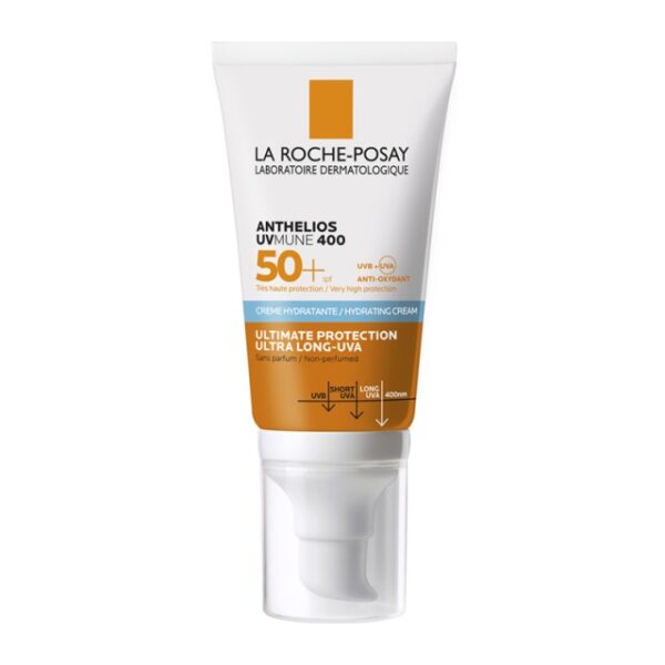 La Roche Posay Anthelios UVmune 400 Hydrating Cream χωρίς άρωμα SPF50+ 50ml