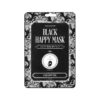 Kocostar Black Happy Mask Μάσκα Καθαρισμού Προσώπου με Άνθρακα, 1τεμ
