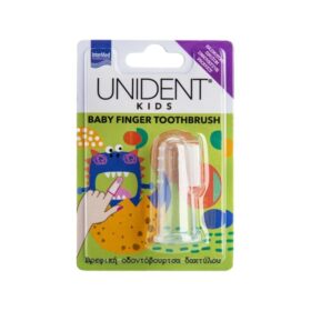Intermed Unident Kids Baby Finger Toothbrush Βρεφική Οδοντόβουρτσα Δακτύλου, 1τεμ