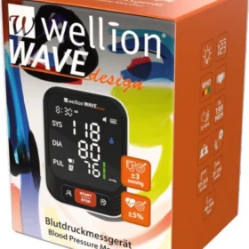 Wellion Wave Design Blood Pressure Monitor Ψηφιακό Πιεσόμετρο Μπράτσου 1τμχ