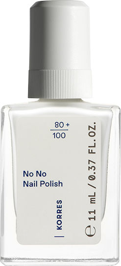 Korres Gloss Βερνίκι Νυχιών Μακράς Διαρκείας 01 Pure White 11ml