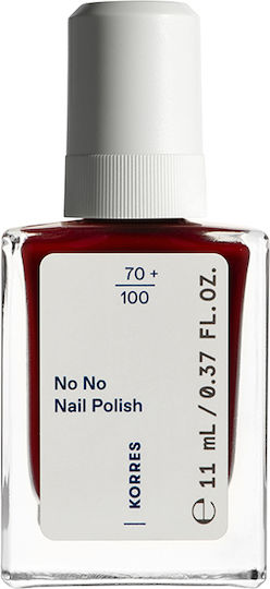 Korres Gloss Βερνίκι Νυχιών Μακράς Διαρκείας 57 Wine Red 11ml