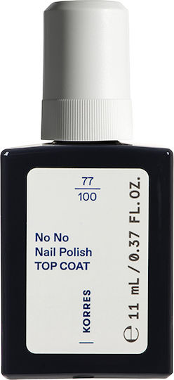 Korres Nail Top Coat για Απλά Βερνίκια 11ml
