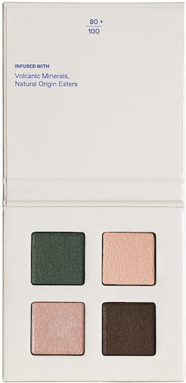 Korres Eyeshadow Παλέτα με Σκιές Ματιών Matte σε Στερεή Μορφή Forest Nudes 4gr