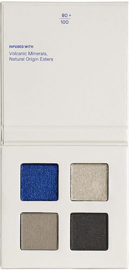 Korres Eyeshadow Παλέτα με Σκιές Ματιών Matte σε Στερεή Μορφή Smokey Sea 4gr