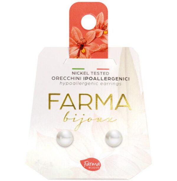 Farma Bijoux Υποαλλεργικά Σκουλαρίκια Λευκές Πέρλες BEPP6C50 Farma Bijoux Υποαλλεργικά Σκουλαρίκια Λευκές Πέρλες BEPP6C50