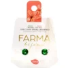 Farma Bijoux Υποαλλεργικά Σκουλαρίκια Κρύσταλλο Σμαραγδί 6,2mm