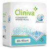 Cliniva Υποσέντονα 60χ90cm 15τμχ