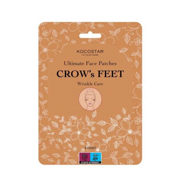 Kocostar Ultimate Face Patches Crow's Feet Wrinkle Care Αντιρυτιδικά Επιθέματα Ματιών, 4ζεύγη