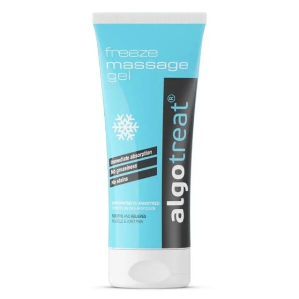 Algotreat Freeze Massage Ζέλ Ιδανικό Για Ανακούφιση Από Πόνους Μυών & Αρθρώσεων 170ml