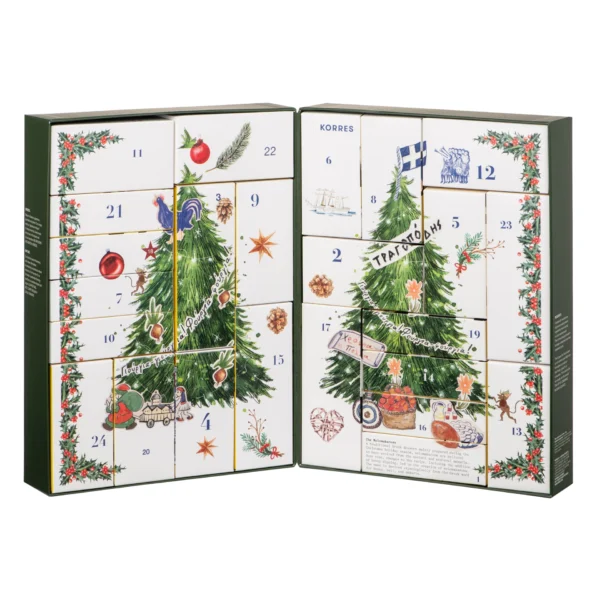 Korres Limited Edition Advent Calendar 2025 Ημερολόγιο Χριστουγέννων, 1σετ