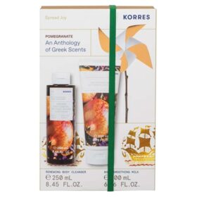 Korres Promo Pomegranate Grove Renewing Body Cleanser, 250ml & Body Smoothing Milk, 200ml