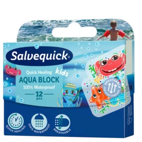 Salvequick Aqua Block Kids Waterproof για παιδιά 12 τεμ