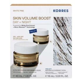 Korres Promo Λευκή Πεύκη Κρέμα Ημέρας για Ξηρές-Πολύ Ξηρές Επιδερμίδες 40ml & Κρέμα Νύχτας 15ml