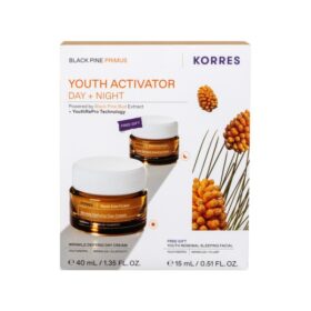 Korres Promo Black Pine Primus Κρέμα Νεότητας Ημέρας, 40ml & Κρέμα Νύχτας, 15ml