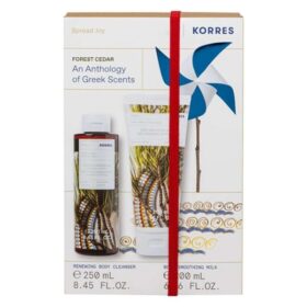 Korres Promo Forest Cedar Reνewing Body Cleanser 250ml & Body Smoothing Milk 200ml