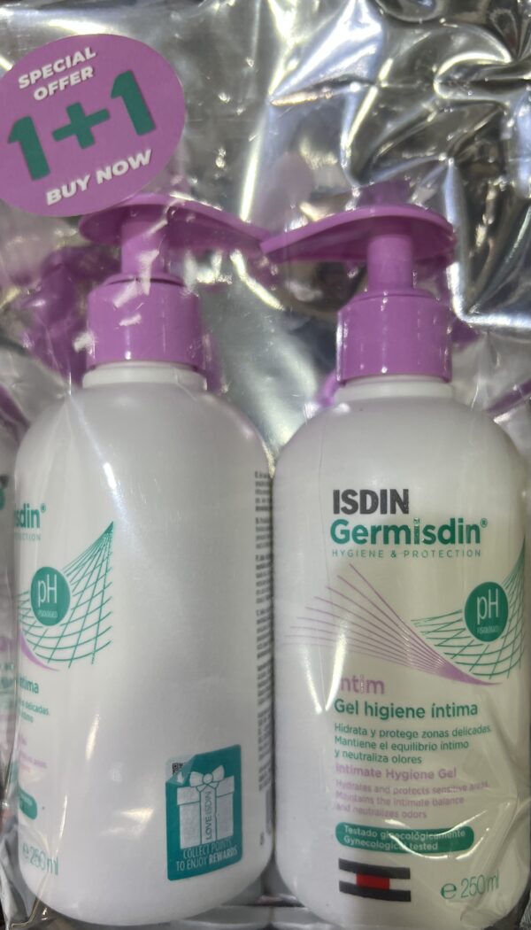 Isdin Germisdin Intima gel Ευαίσθητης Περιοχής 250ml πακέτο 1+1