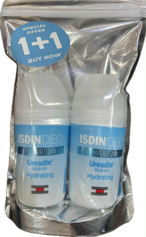 Isdin Ureadin Deo Roll On Αποσμητικό 24h 50ml Πακέτο 1+1