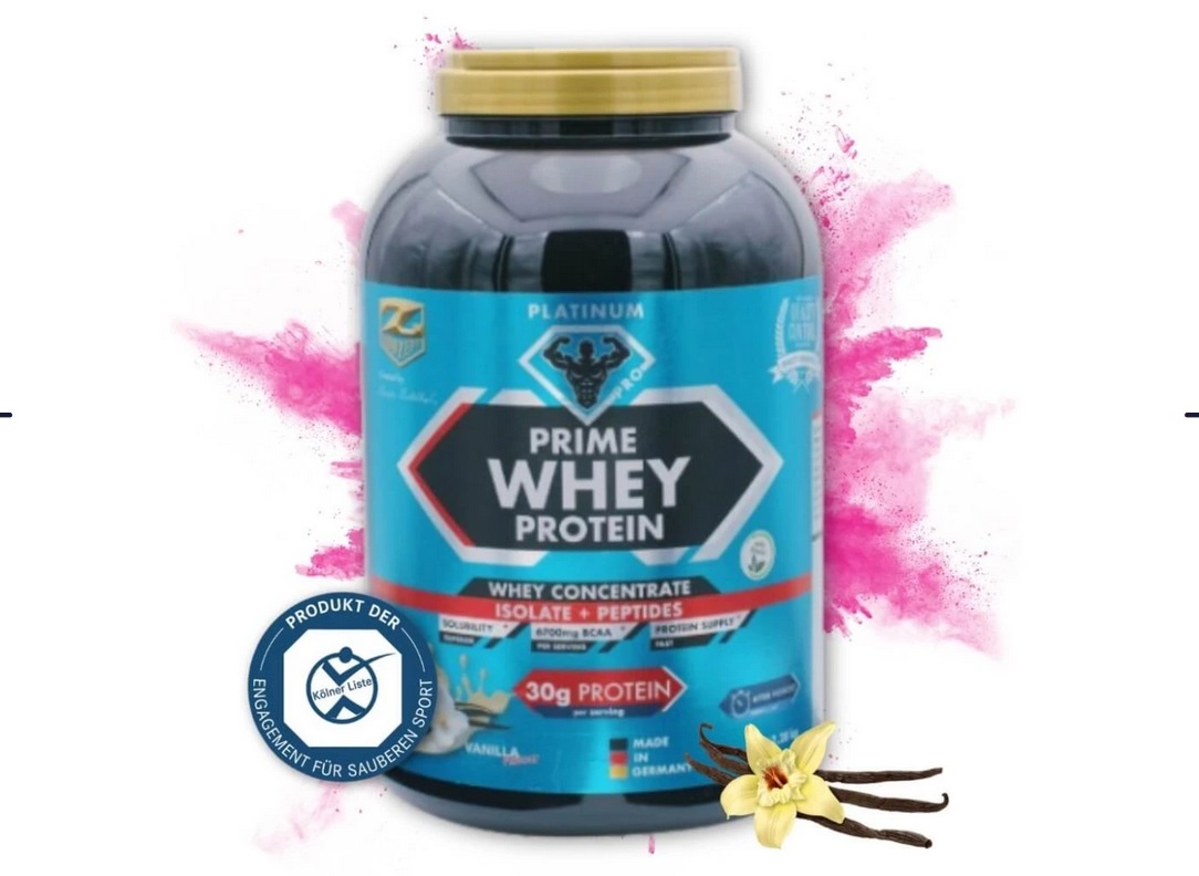 Z-Konzept Prime Whey Πρωτεΐνη Ορού Γάλακτος με Γεύση Βανίλια 2.28Kg