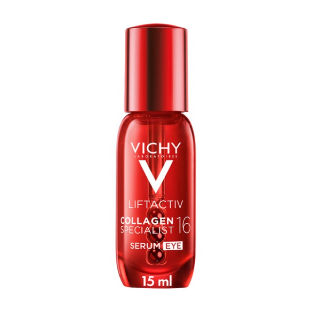Vichy Liftactiv Collagen 16 Eye Serum Ενισχύει το κολλαγόνο και Αναζωογονεί την περιοχή των Ματιών, 15ml
