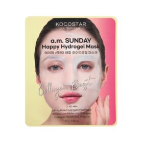Kocostar a.m. Sunday Happy Hydrogel Mask Micro-hole Μάσκα Υδρογέλης με Θαλάσσιο Κολλαγόνο, 25g