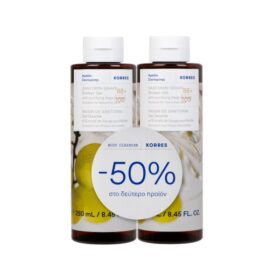 Korres Promo Αμπέλι Σαντορίνης Αφρόλουτρο, 2x250ml