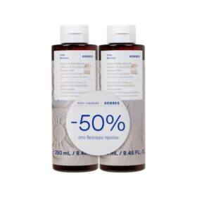 Korres Promo Shower Gel Mediterranean Vanilla Blossom with Purifying Sage Extract, 2x250ml