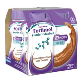 Nutricia Fortimel Protein με Γεύση Σοκολάτα, 4x200ml
