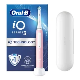 Oral-B iO Series 3 Magnetic Pink Ηλεκτρική Οδοντόβουρτσα & Θήκη, 1τεμ