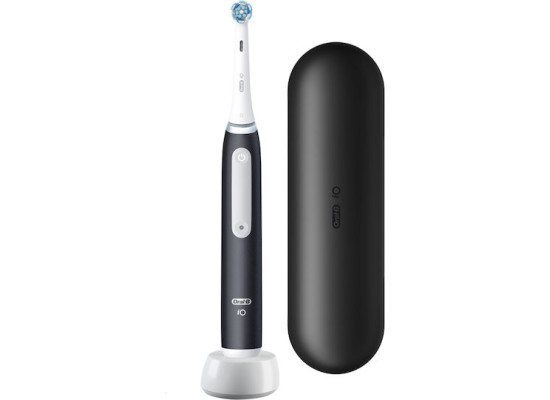 ORAL-B iO3 Magnetic Ηλεκτρική Οδοντόβουρτσα με Αισθητήρα Πίεσης και Θήκη Ταξιδίου Μαύρη