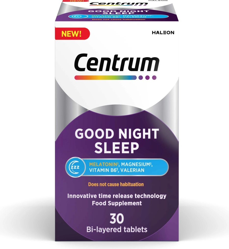 Centrum Good Night Sleep Συμπλήρωμα Διατροφής Για Την Αϋπνία 30 Ταμπλέτες