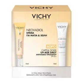 Vichy Set Neovadiol Κρέμα για Μάτια & Χείλη 15ml & Δώρο Capital Soleil UV-AGE Αντηλιακό Προσώπου SPF50+ 15ml