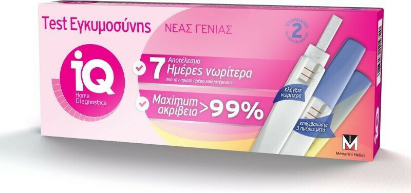 Abbott IQ Home Τεστ Εγκυμοσύνης Πρόωρης Ανίχνευσης 1τμχ