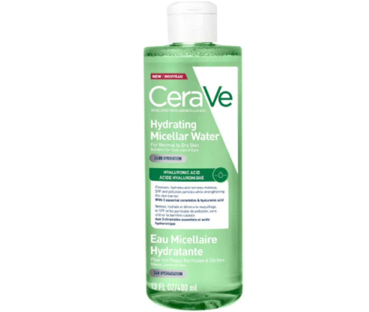 CeraVe Hydrating Micellar Water Ντεμακιγιάζ Προσώπου με Ενυδατική & Καταπραυντική δράση 400ml